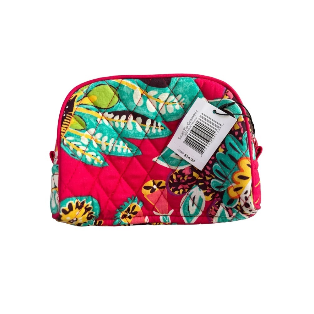 VERA BRADLEY Cosmetic Travel Bundle! Floral Rumba Pattern & Plum Petals Pattern - Picture 3 of 6
